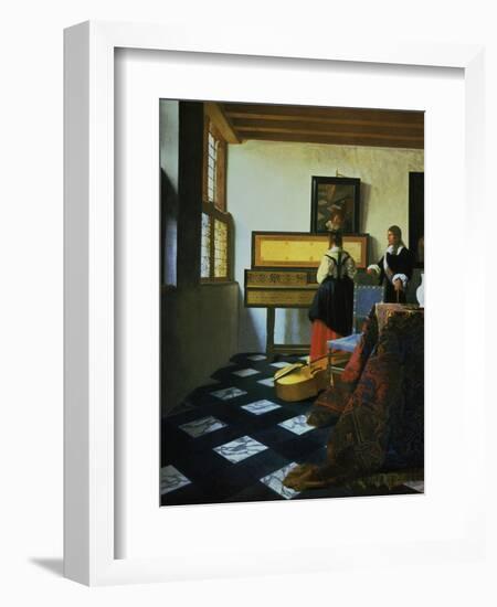 Lady at a Virginal, C1652-1675-Johannes Vermeer-Framed Giclee Print