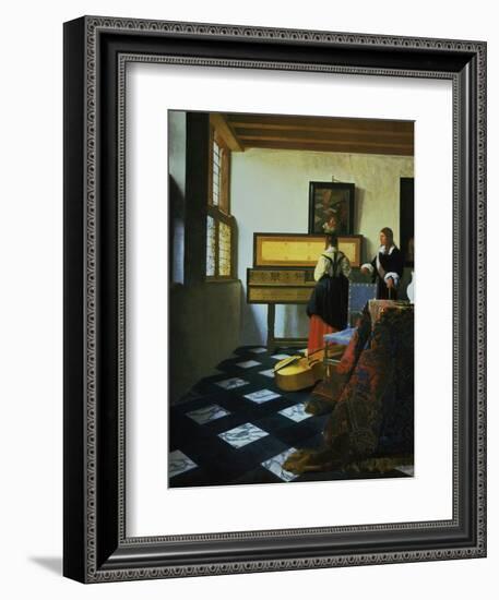 Lady at a Virginal, C1652-1675-Johannes Vermeer-Framed Giclee Print