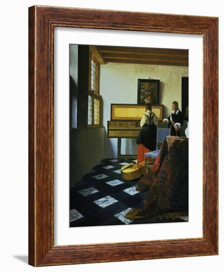 Lady at a Virginal, C1652-1675-Johannes Vermeer-Framed Giclee Print