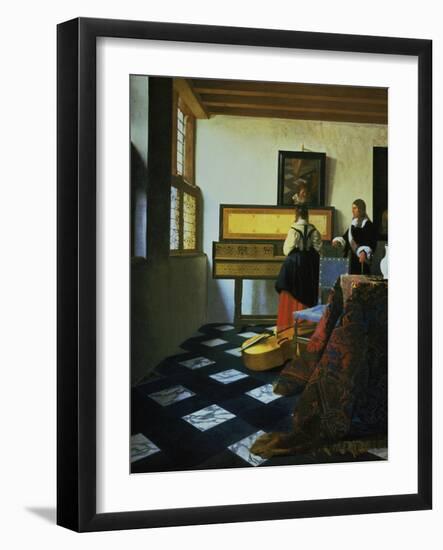 Lady at a Virginal, C1652-1675-Johannes Vermeer-Framed Giclee Print