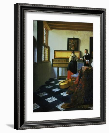 Lady at a Virginal, C1652-1675-Johannes Vermeer-Framed Giclee Print