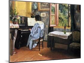 Lady at the Piano, 1904-F?lix Vallotton-Mounted Giclee Print