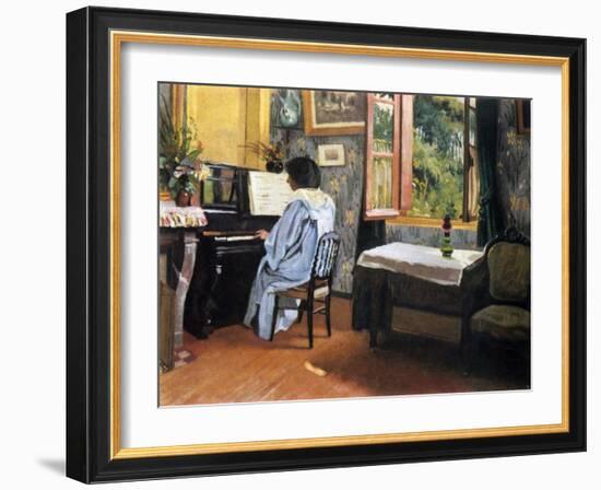 Lady at the Piano, 1904-F?lix Vallotton-Framed Giclee Print