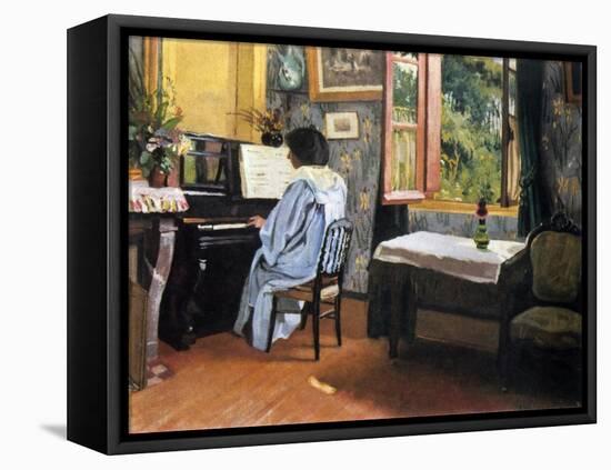 Lady at the Piano, 1904-F?lix Vallotton-Framed Premier Image Canvas