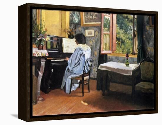 Lady at the Piano, 1904-F?lix Vallotton-Framed Premier Image Canvas