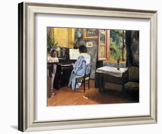 Lady at the Piano, 1904-F?lix Vallotton-Framed Giclee Print