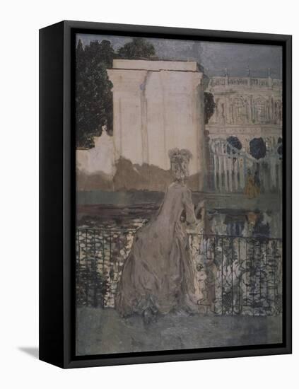 Lady at the Pond-Konstantin Andreyevich Somov-Framed Premier Image Canvas