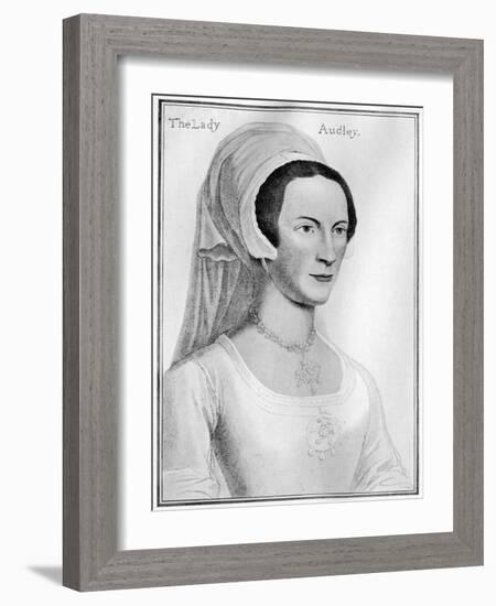 Lady Audley, 16th Century-Hans Holbein the Younger-Framed Giclee Print