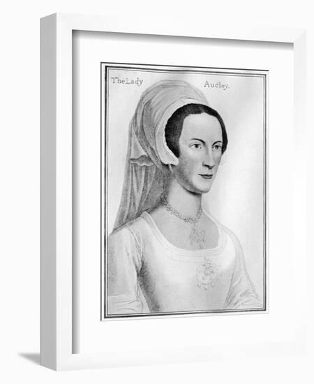 Lady Audley, 16th Century-Hans Holbein the Younger-Framed Giclee Print