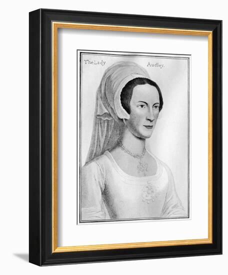 Lady Audley, 16th Century-Hans Holbein the Younger-Framed Giclee Print