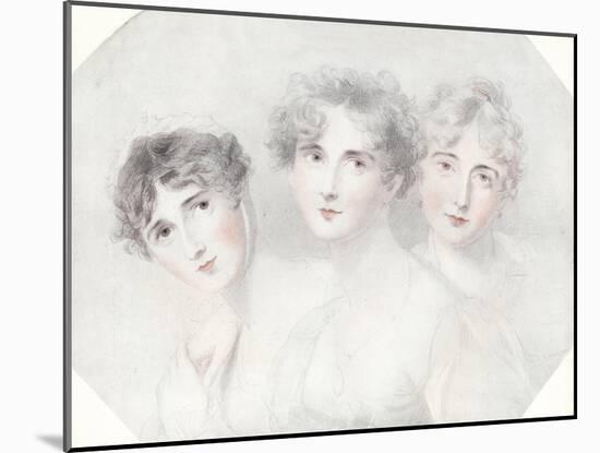 'Lady Bagot, Viscountess Burghersh and Lady Fitzroy Somerset', 1827, (1911)-Thomas Lawrence-Mounted Giclee Print