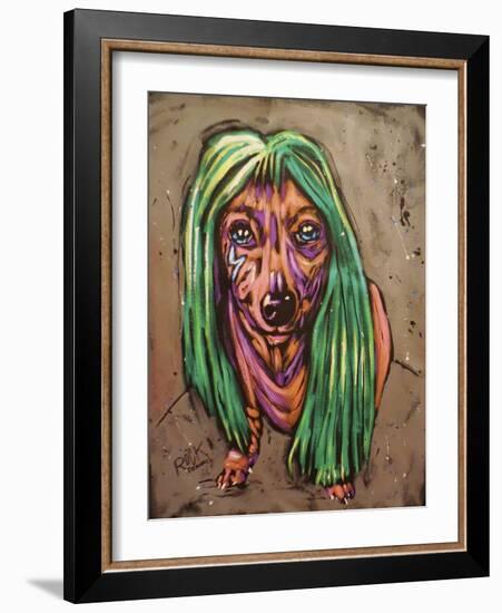 Lady Bark Bark-Rock Demarco-Framed Giclee Print