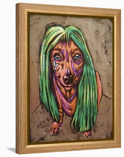 Lady Bark Bark-Rock Demarco-Framed Premier Image Canvas