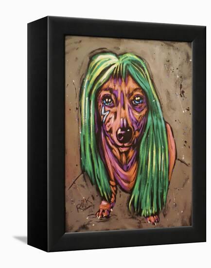 Lady Bark Bark-Rock Demarco-Framed Premier Image Canvas