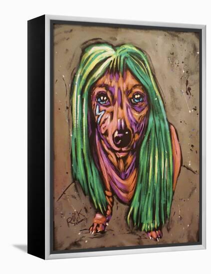 Lady Bark Bark-Rock Demarco-Framed Premier Image Canvas