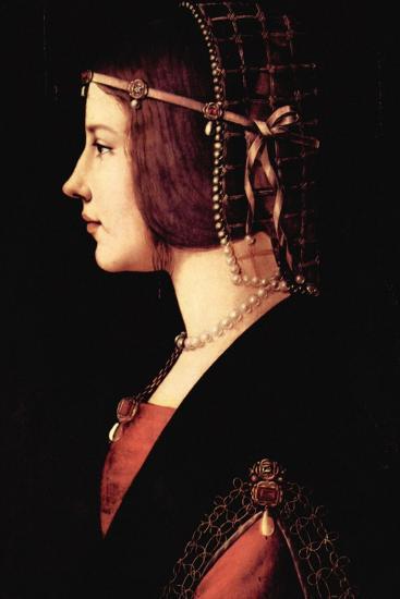 'Lady Beatrice D'Este' Art Print - Leonardo da Vinci | Art.com