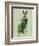 Lady Bella Rabbit Taking Tea-Fab Funky-Framed Premium Giclee Print