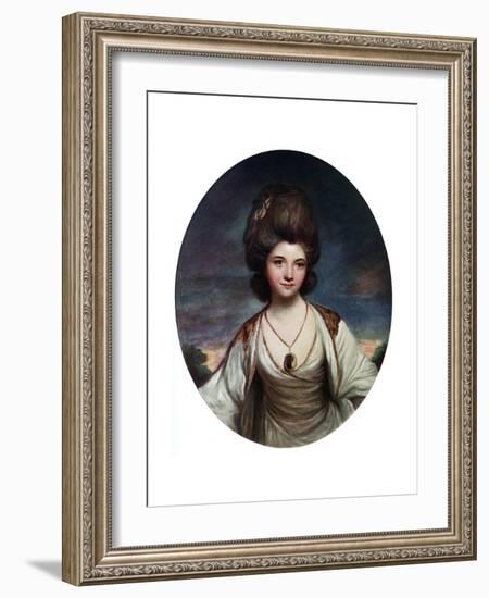 Lady Betty Compton, C1780-Hanfstaengel-Framed Giclee Print