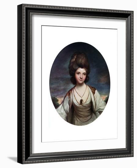 Lady Betty Compton, C1780-Hanfstaengel-Framed Giclee Print
