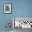 Lady Bird Johnson, in the Kitchen with Her African American Cook, Zephyr Wright-null-Framed Photo displayed on a wall