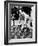 Lady Bird Johnson Planting Pansies on the Famed Capitol Mall-null-Framed Photo