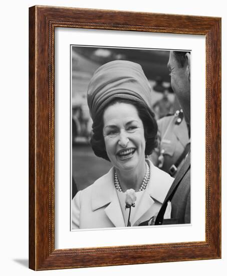 Lady Bird Johnson-Walter Bennett-Framed Photographic Print