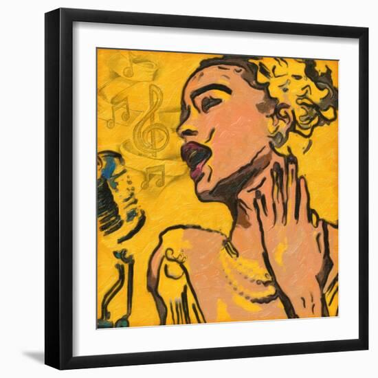 Lady Blues-Taylor Greene-Framed Art Print