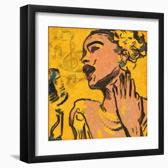 Lady Blues-Taylor Greene-Framed Art Print