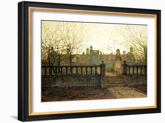 Lady Bountiful-John Atkinson Grimshaw-Framed Giclee Print