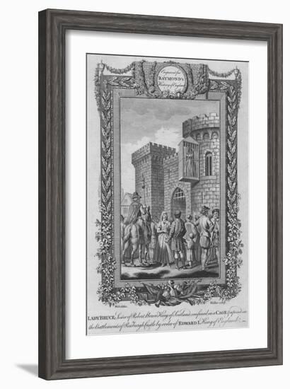 'Lady Bruce, Sister of Robert Bruce, King of Scotland, confined in a Cage', c1787-Unknown-Framed Giclee Print