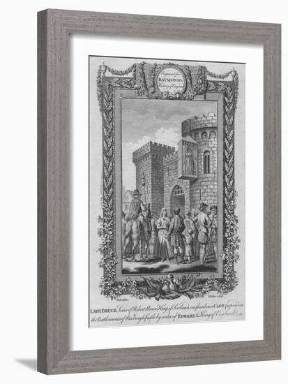 'Lady Bruce, Sister of Robert Bruce, King of Scotland, confined in a Cage', c1787-Unknown-Framed Giclee Print