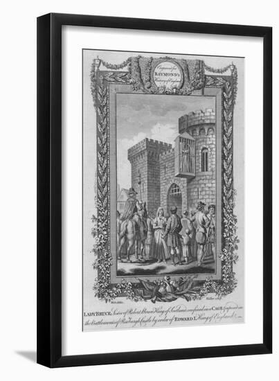 'Lady Bruce, Sister of Robert Bruce, King of Scotland, confined in a Cage', c1787-Unknown-Framed Giclee Print