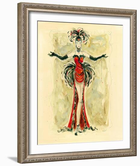 Lady Burlesque I-Dupre-Framed Giclee Print