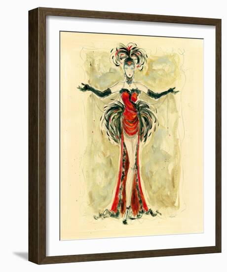 Lady Burlesque I-Dupre-Framed Giclee Print