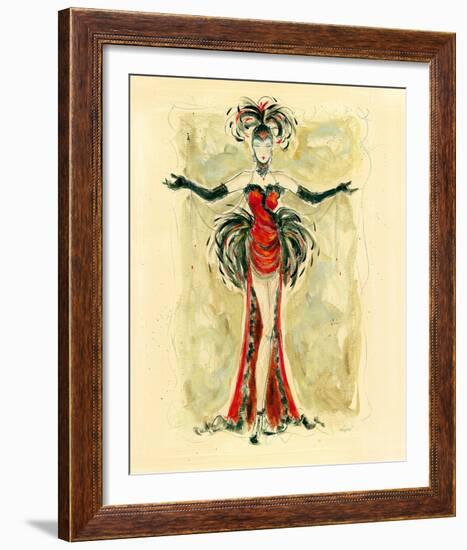 Lady Burlesque I-Dupre-Framed Giclee Print