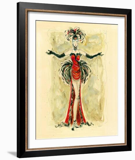 Lady Burlesque I-Dupre-Framed Giclee Print