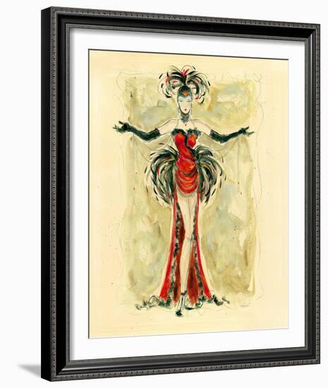 Lady Burlesque I-Dupre-Framed Giclee Print