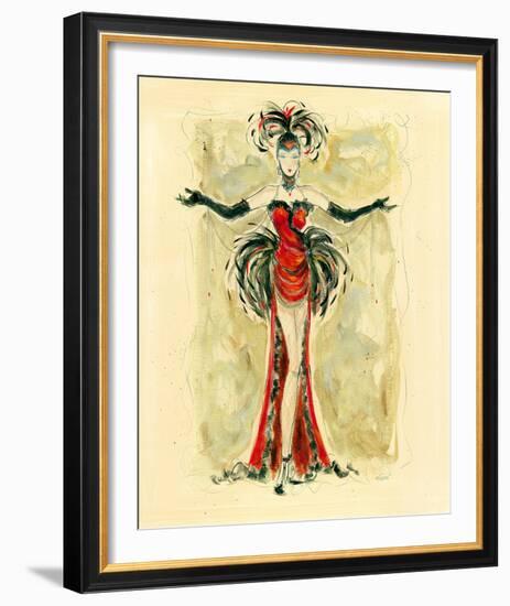 Lady Burlesque I-Dupre-Framed Giclee Print