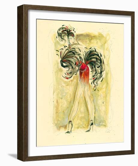Lady Burlesque II-Dupre-Framed Giclee Print
