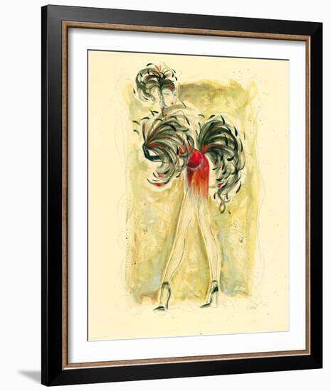 Lady Burlesque II-Dupre-Framed Giclee Print