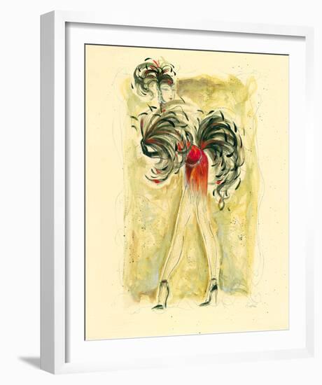 Lady Burlesque II-Dupre-Framed Giclee Print