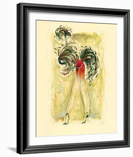 Lady Burlesque II-Dupre-Framed Giclee Print