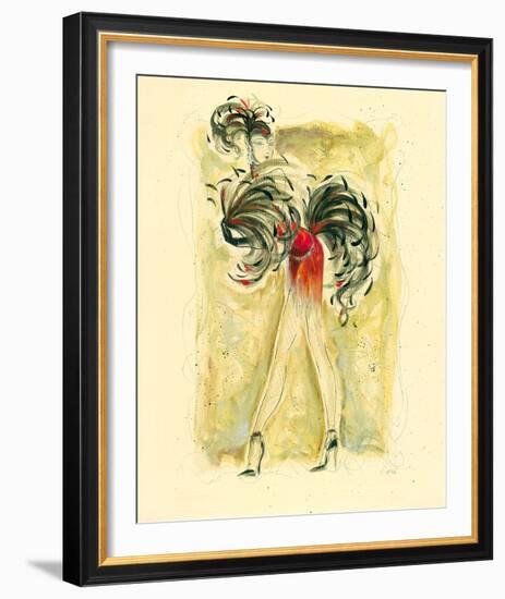 Lady Burlesque II-Dupre-Framed Giclee Print