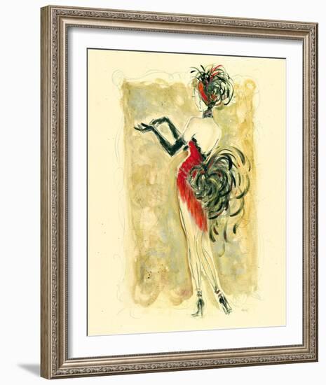 Lady Burlesque III-Dupre-Framed Giclee Print