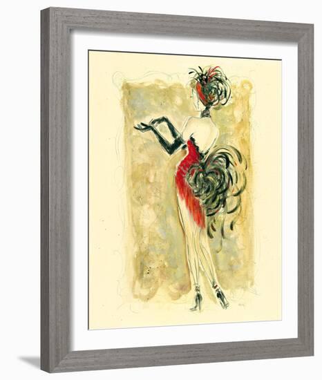 Lady Burlesque III-Dupre-Framed Giclee Print