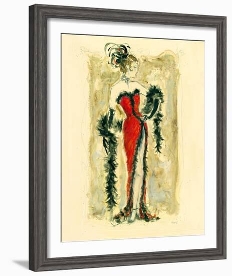 Lady Burlesque IV-Dupre-Framed Giclee Print