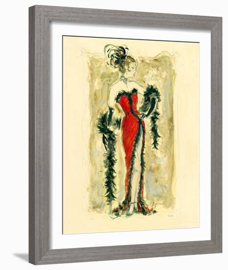 Lady Burlesque IV-Dupre-Framed Giclee Print