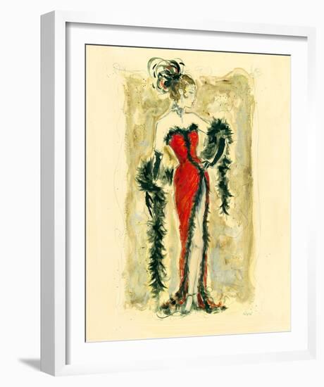 Lady Burlesque IV-Dupre-Framed Giclee Print