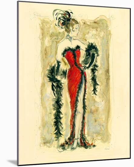 Lady Burlesque IV-Dupre-Mounted Giclee Print