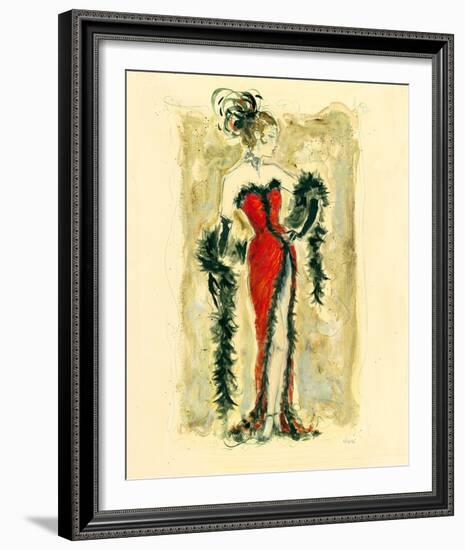 Lady Burlesque IV-Dupre-Framed Giclee Print